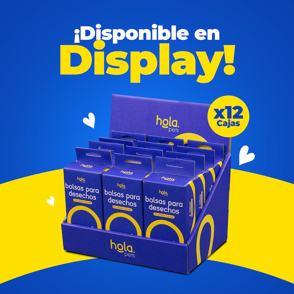 Hola Pets – Bolsas para Desechos 4 Rollos (60 bolsas)