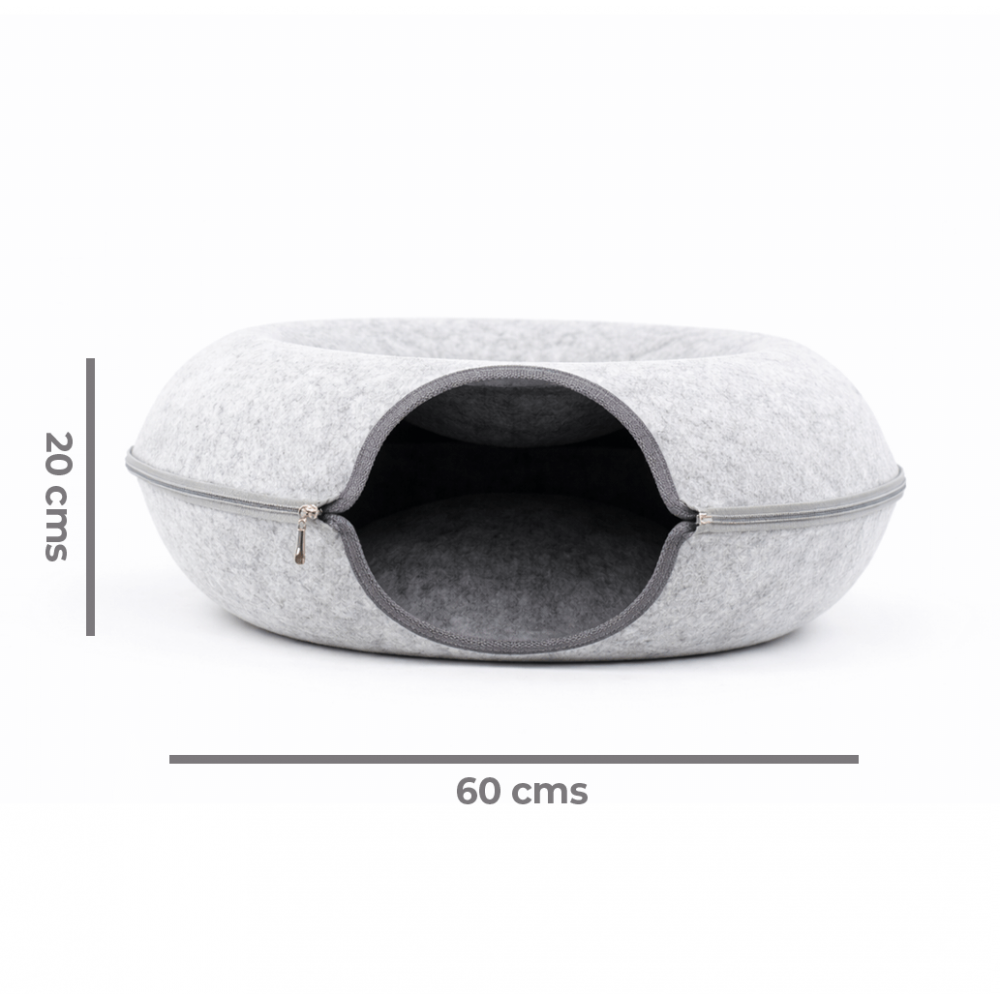 Cama Cueva 360° para Gato – Diseño Túnel