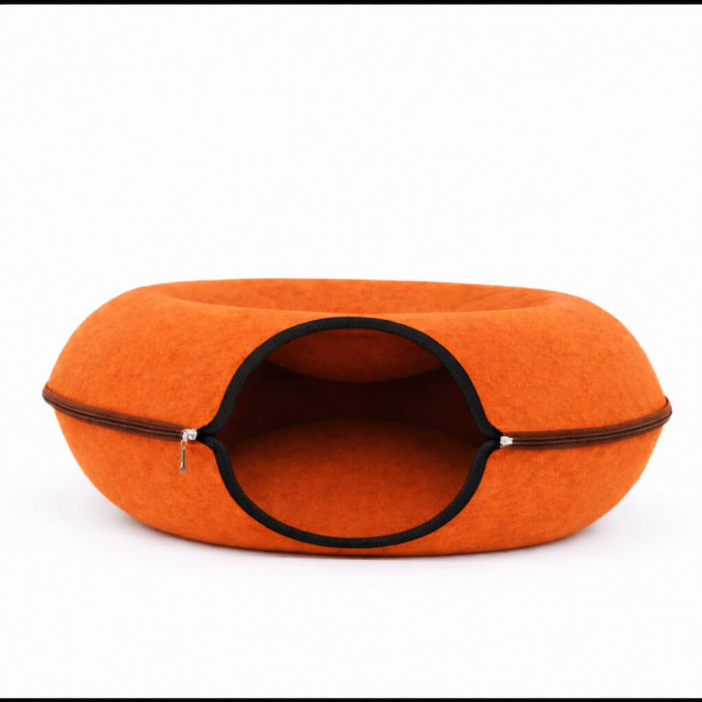 Cama Cueva 360° para Gato – Diseño Túnel