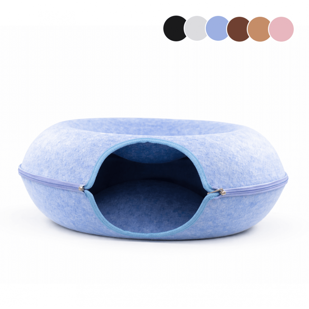Cama Cueva 360° para Gato – Diseño Túnel