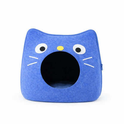 Cama Cueva Gatito con Carita