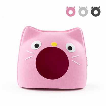 Cama Cueva Gatito con Carita