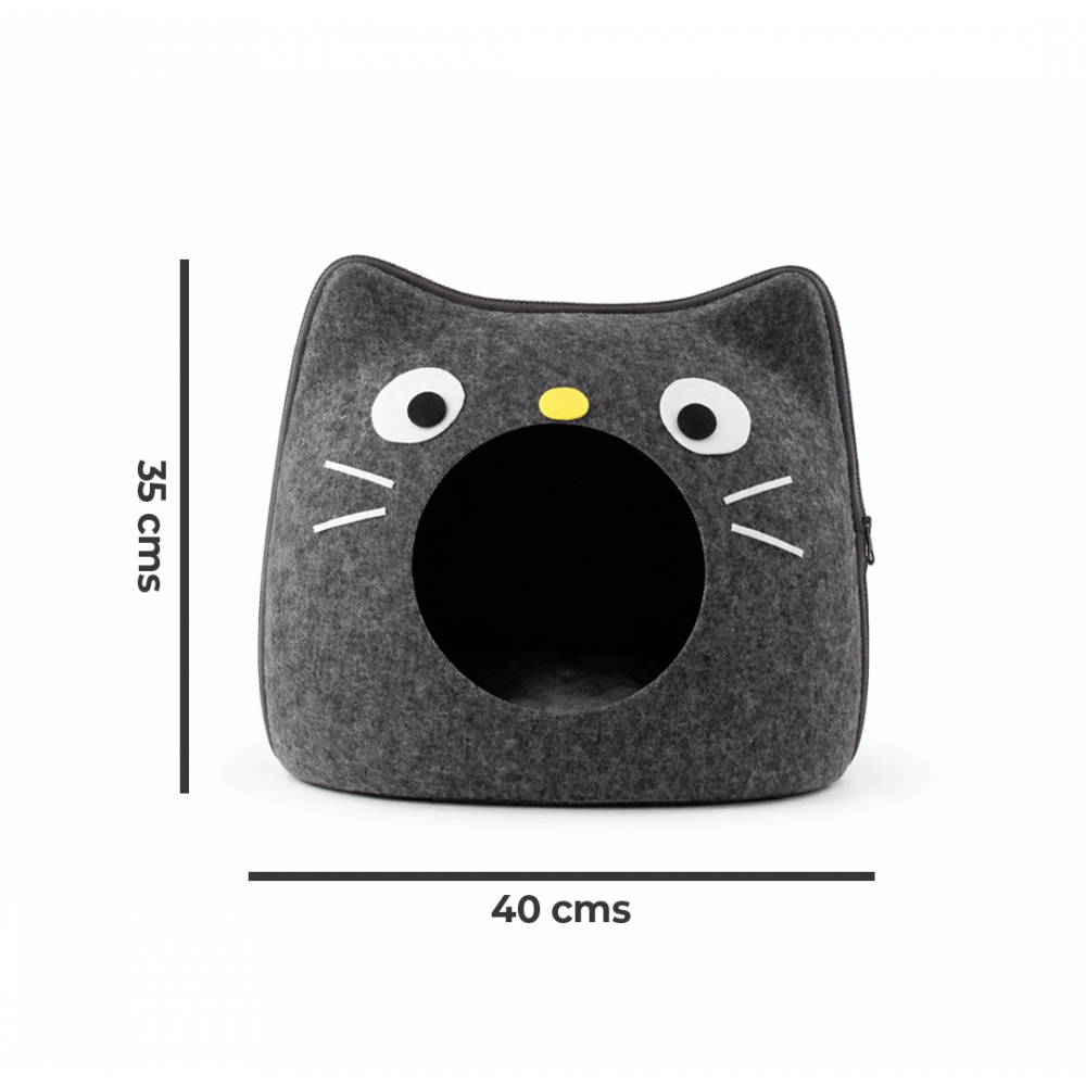 Cama Cueva Gatito con Carita