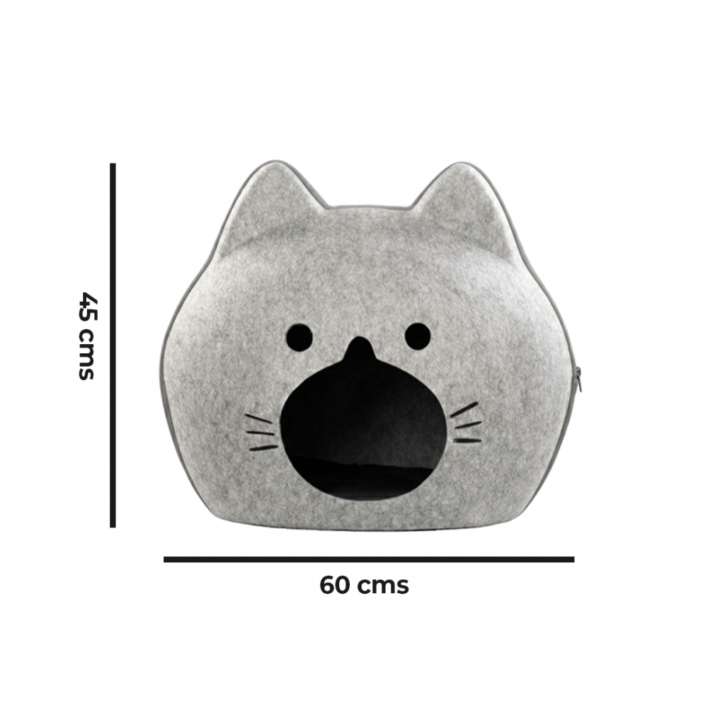 Cama Cueva para Gato – Refugio Cerrado