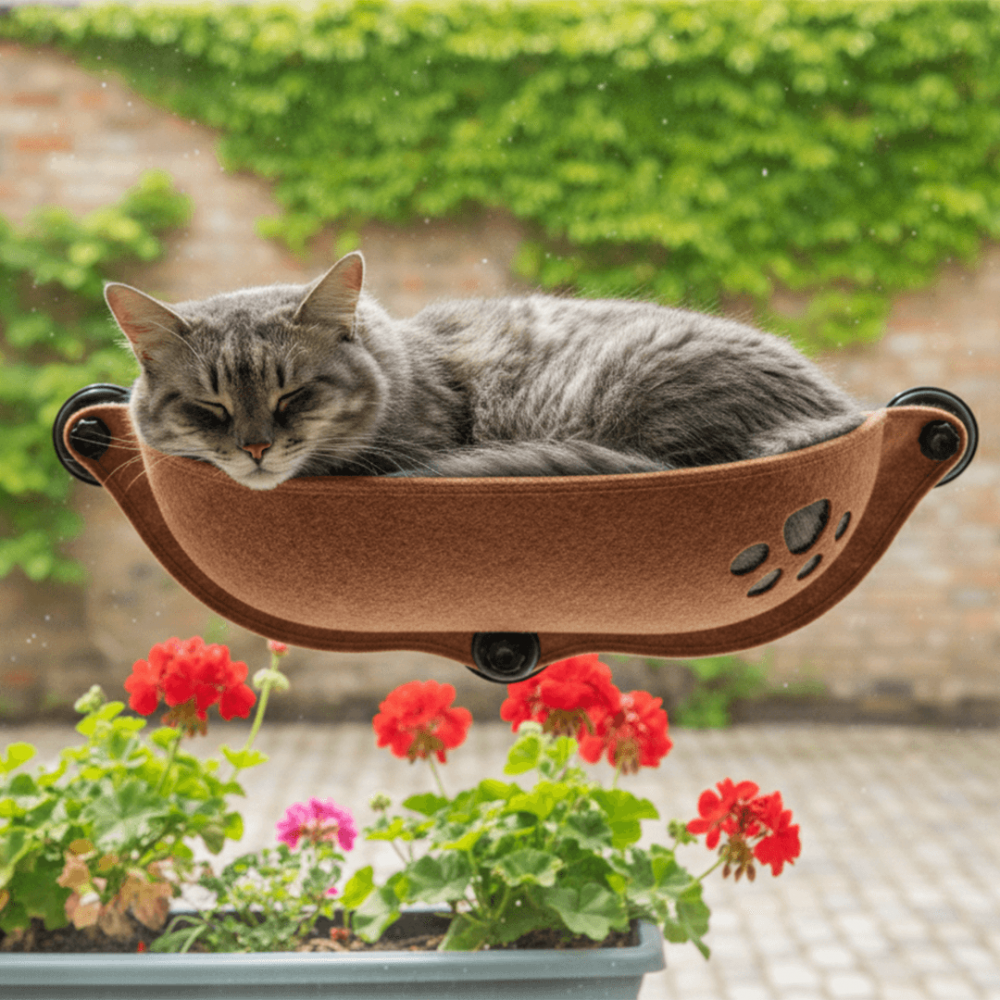 Cama Flotante de Ventana para Gato