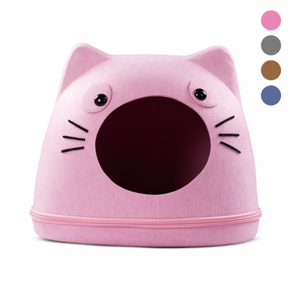 Cama Iglú para Gato con Carita