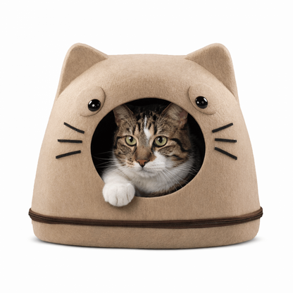 Cama Iglú para Gato con Carita