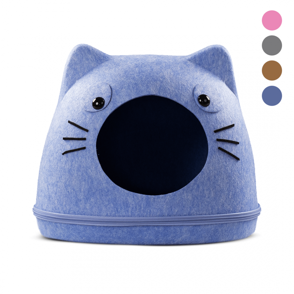 Cama Iglú para Gato con Carita
