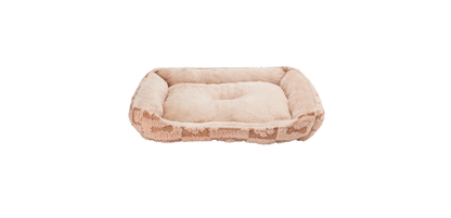 Popet – Cama Hueso & Huella para Perros 65×55 cm color rosado