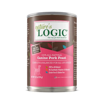 Alimento Enlatado para Perro de Cerdo Nature’s Logic