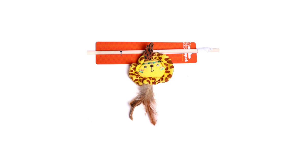 Popet – Cañita leopardo Con Catnip