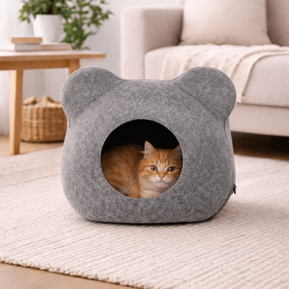 Casa Cueva para Gato – Cara de Ratón