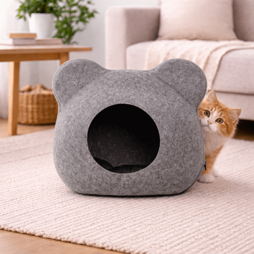 Casa Cueva para Gato – Cara de Ratón