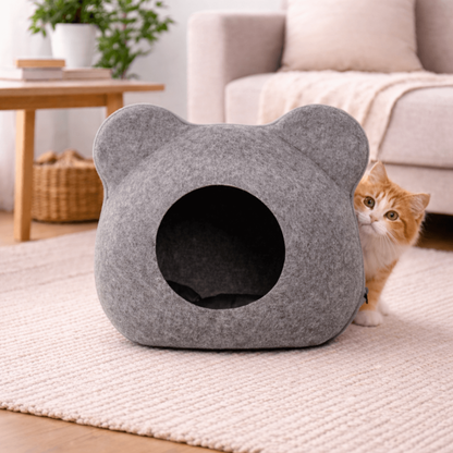 Casa Cueva para Gato – Cara de Ratón