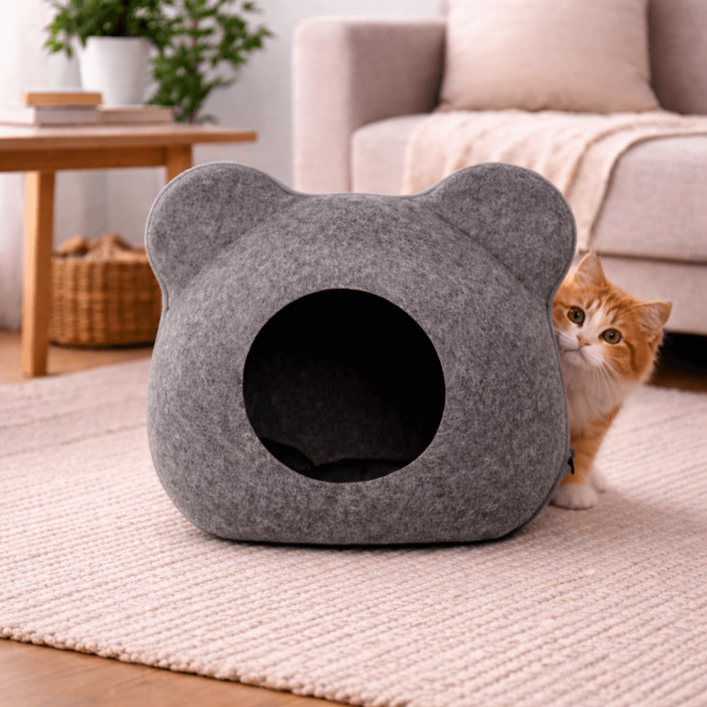 Casa Cueva para Gato – Cara de Ratón