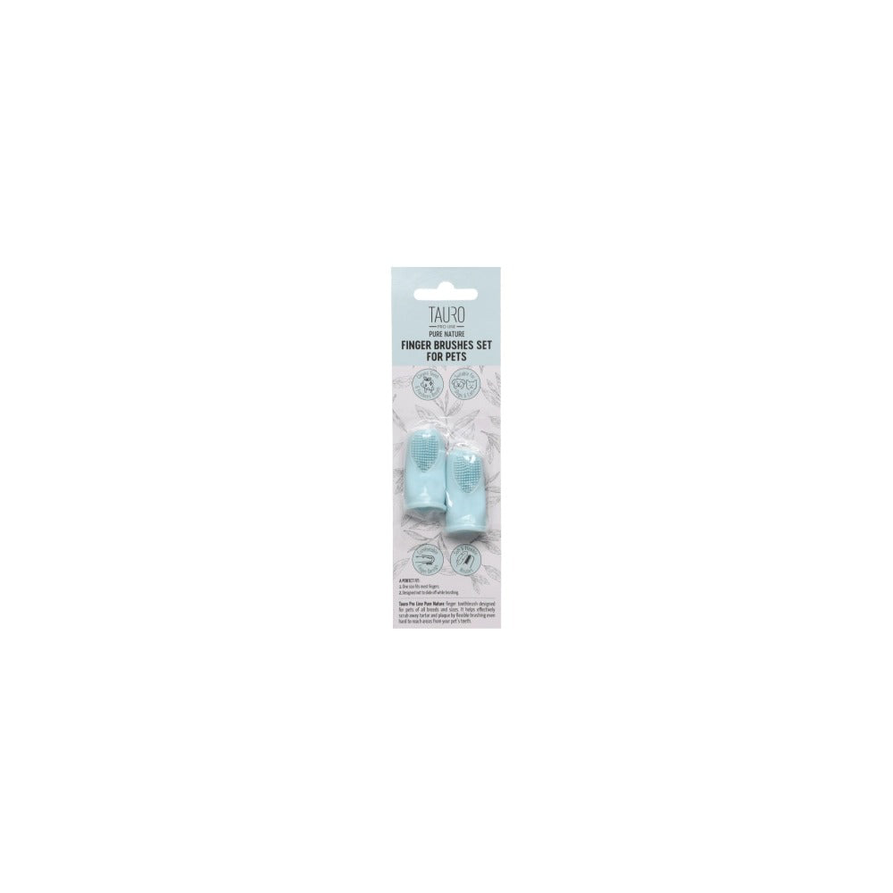 Tauro Pro Line – Cepillo de Dientes de Dedo 2 Unidades