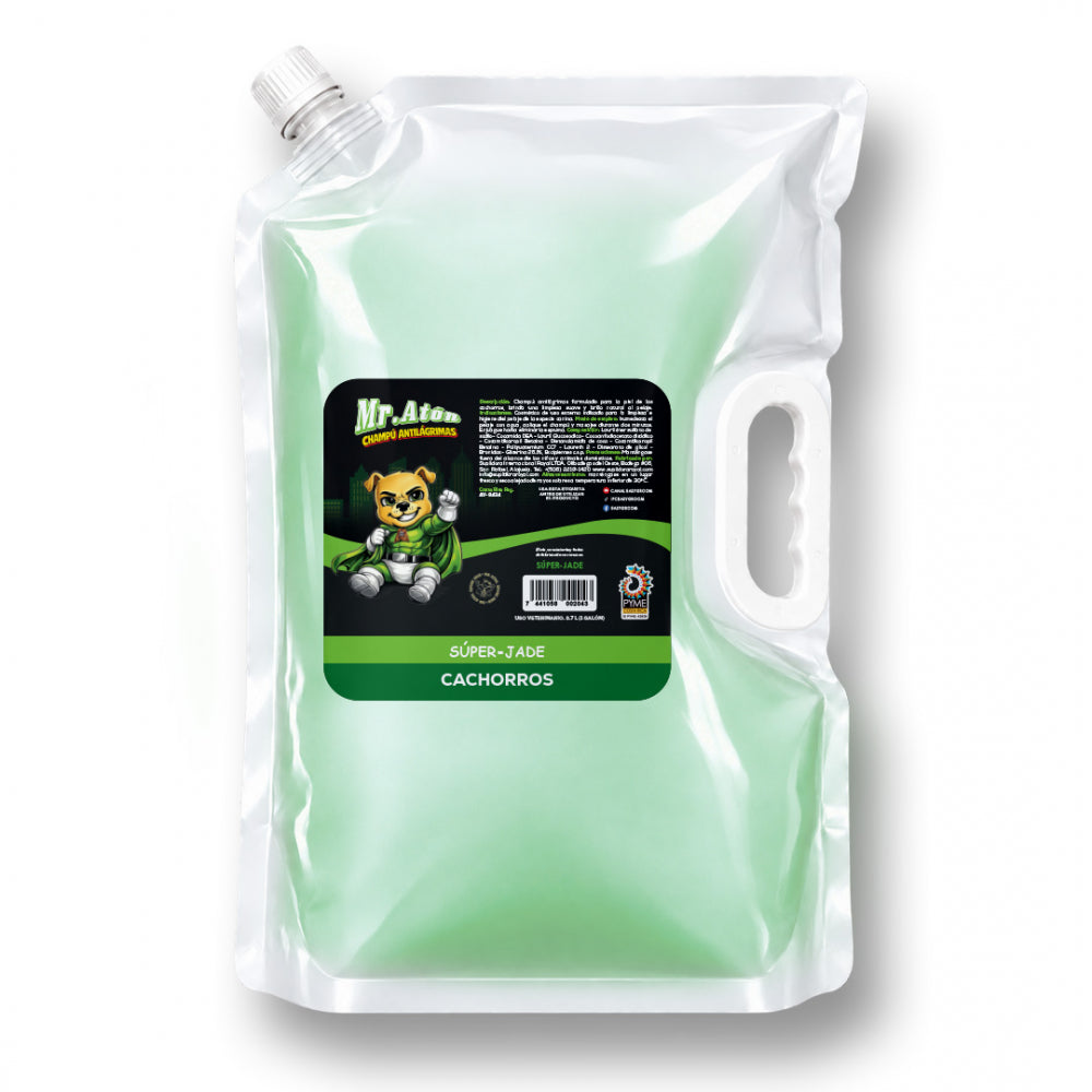 Mr. Atón – Champú Antilágrimas para Cachorros Súper Jade