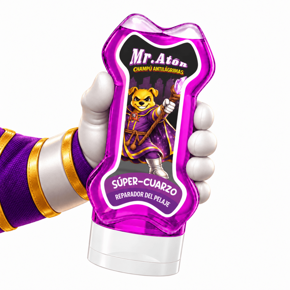 Mr. Atón – Champú Antilágrimas Reparador Súper Cuarzo