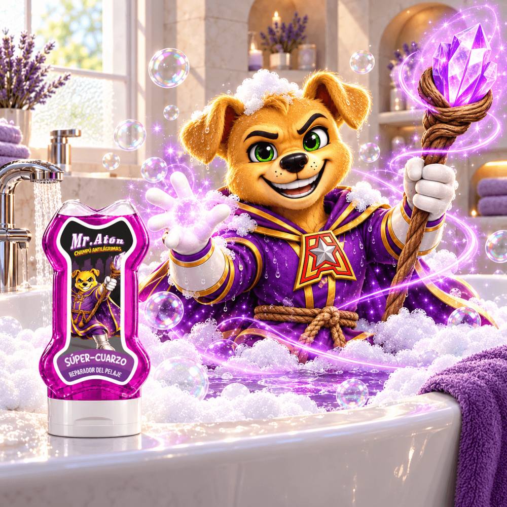 Mr. Atón – Champú Antilágrimas Reparador Súper Cuarzo