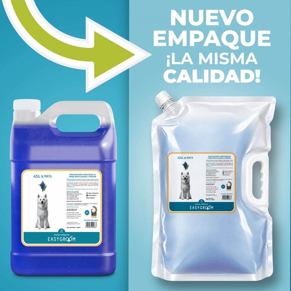 Easygroom – Champú Azul de Mata Galón