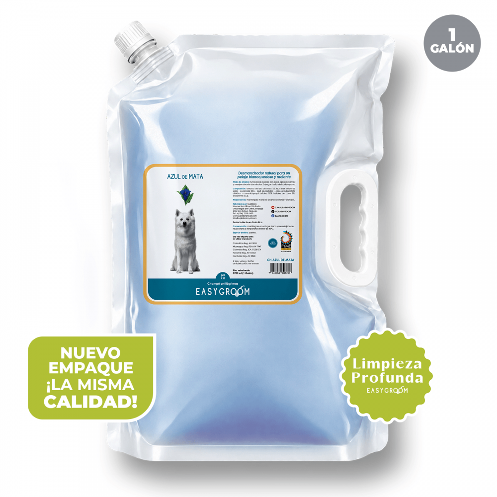 Easygroom – Champú Azul de Mata Galón