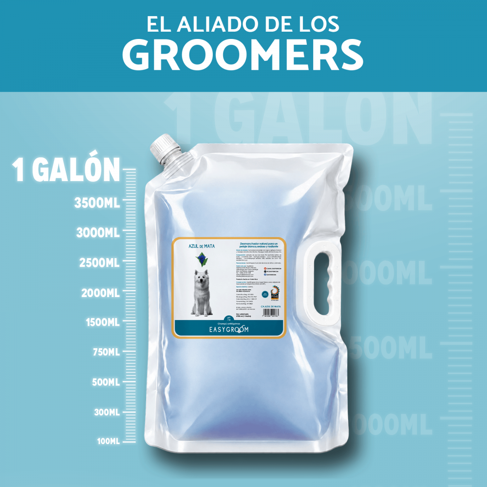 Easygroom – Champú Azul de Mata Galón