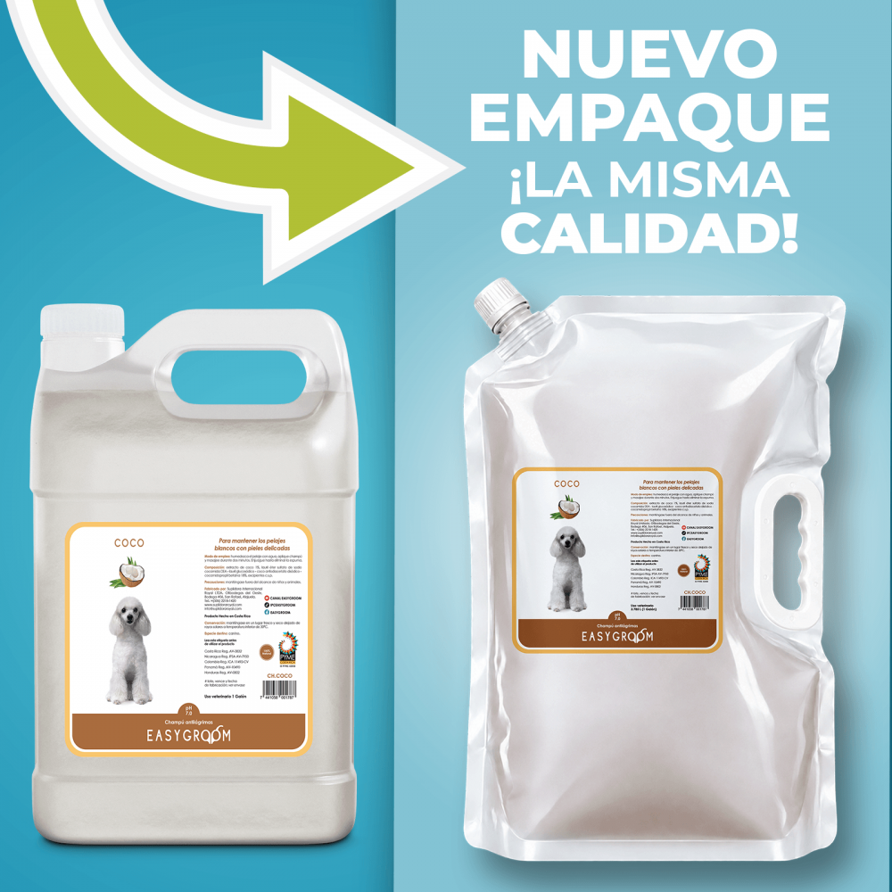 Easygroom – Champú de Coco Galón