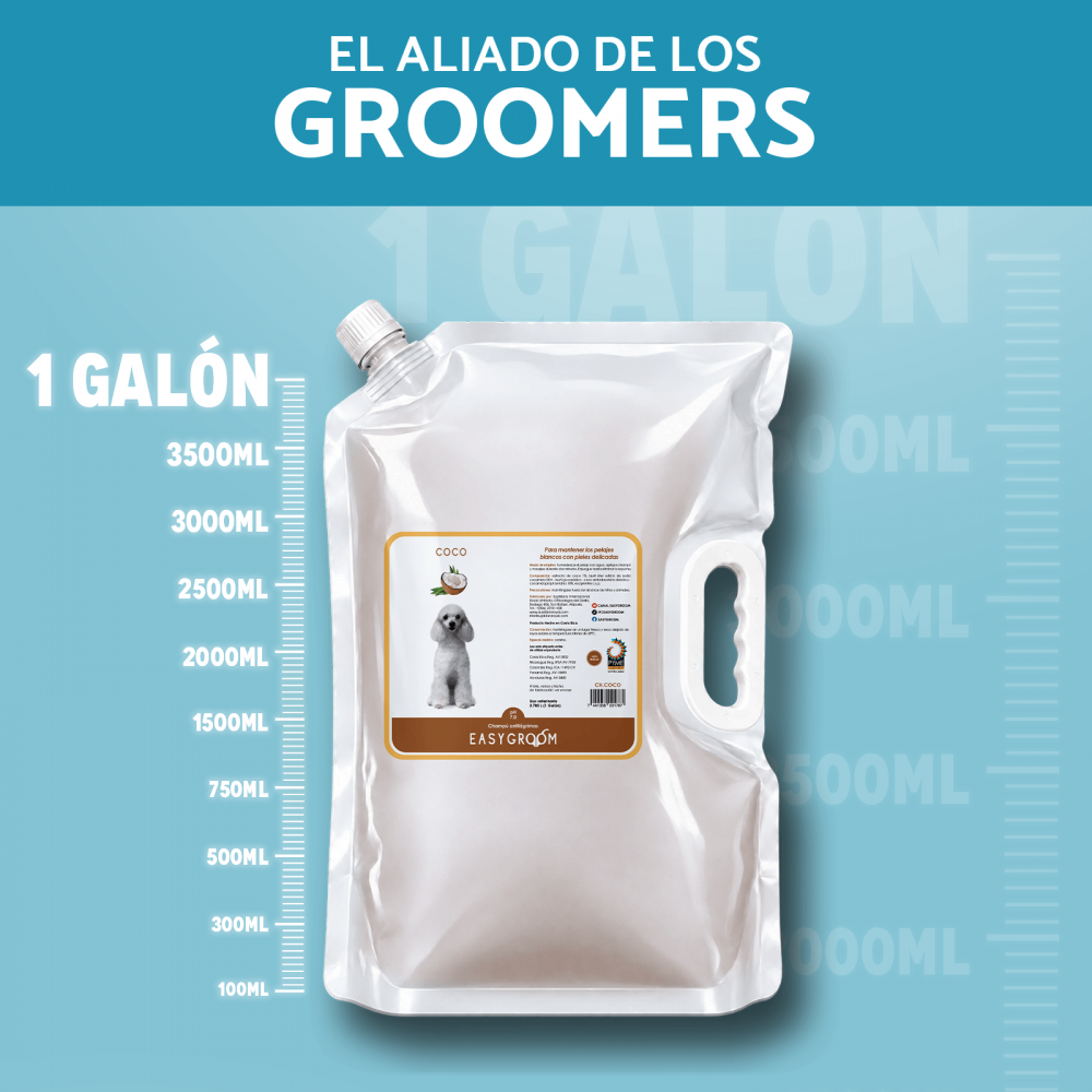 Easygroom – Champú de Coco Galón