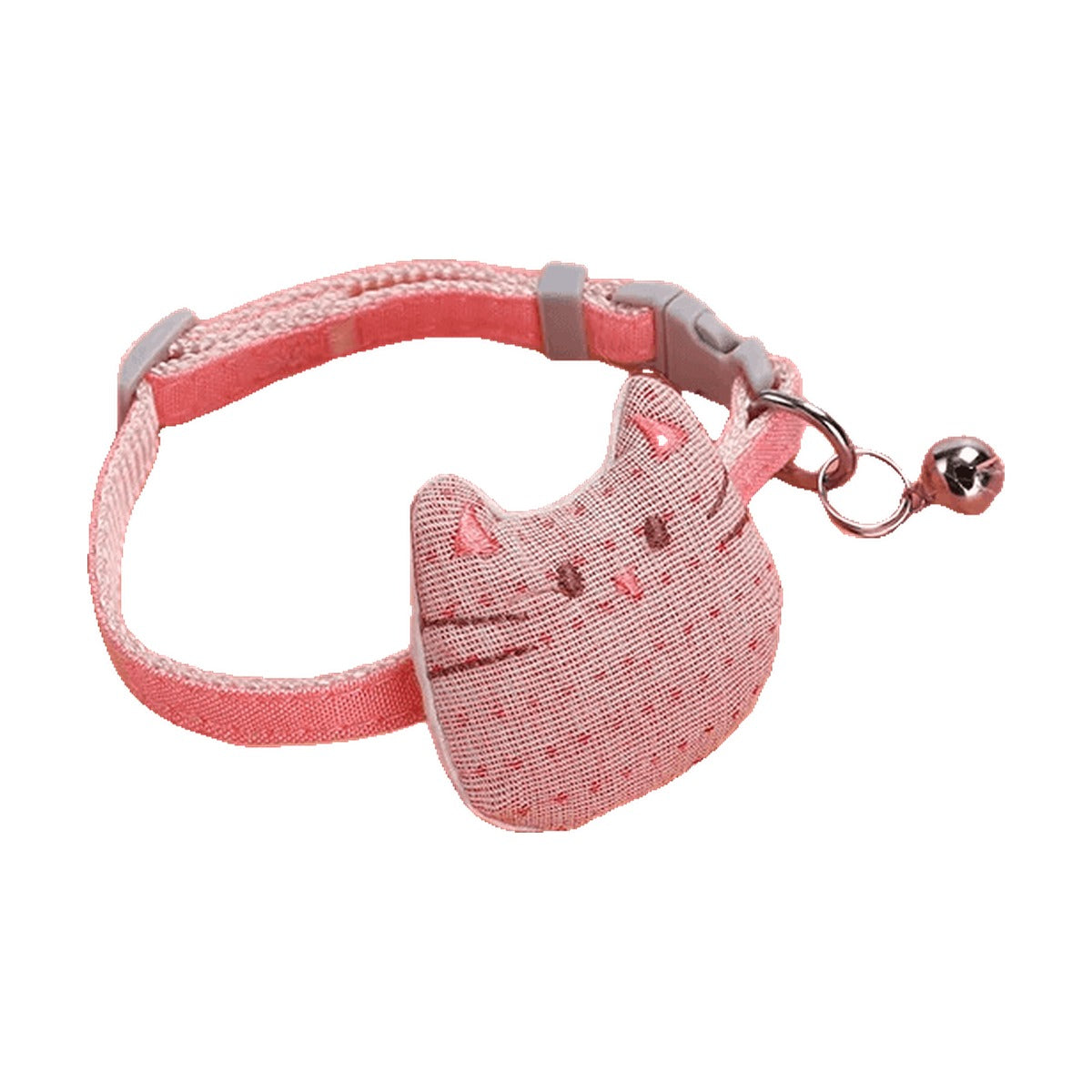 Collar para Gato con Cascabel y Carita