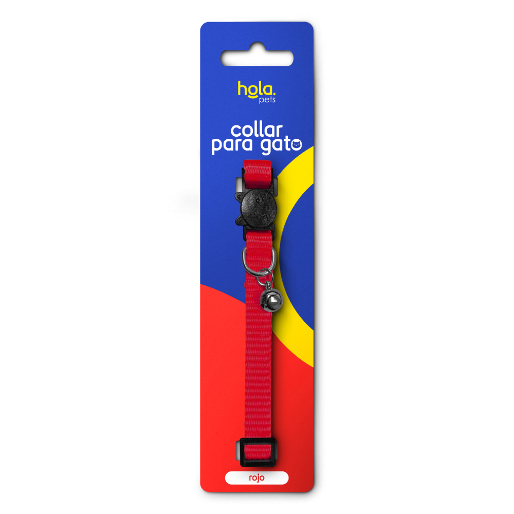 Hola Pets – Collar para Gato con Hebilla de Seguridad