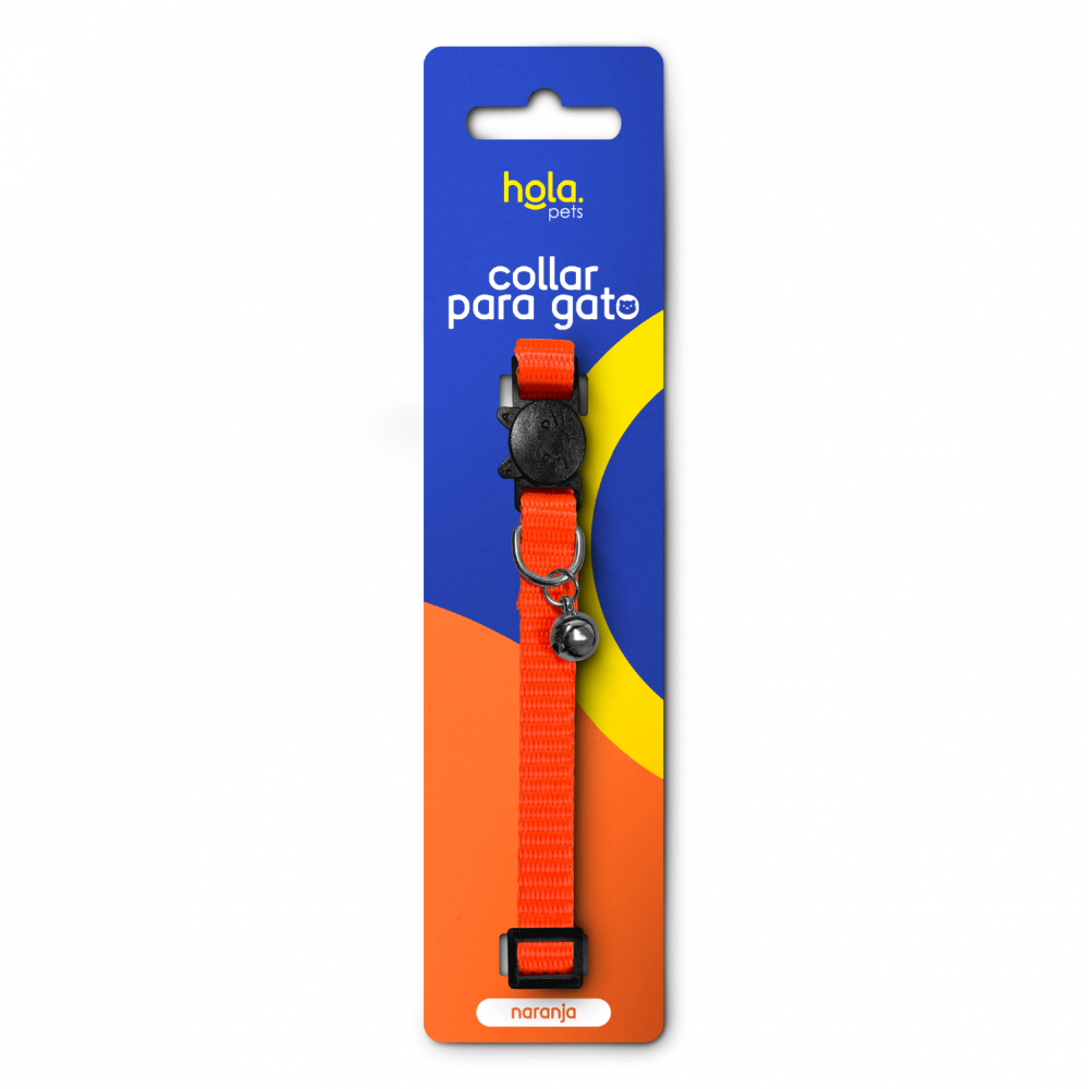 Hola Pets – Collar para Gato con Hebilla de Seguridad