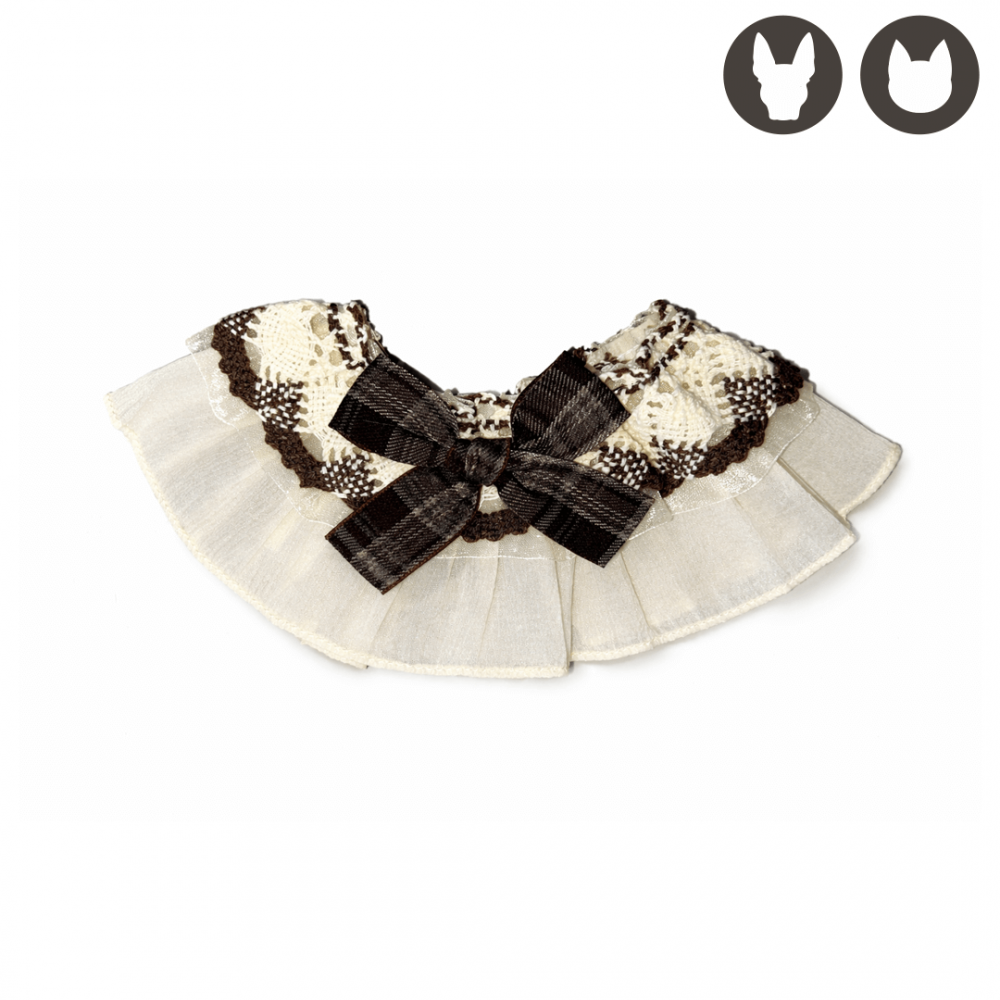 Collar Vintage con Lazo para Perro y Gato