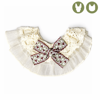 Collar Vintage con Lazo para Perro y Gato
