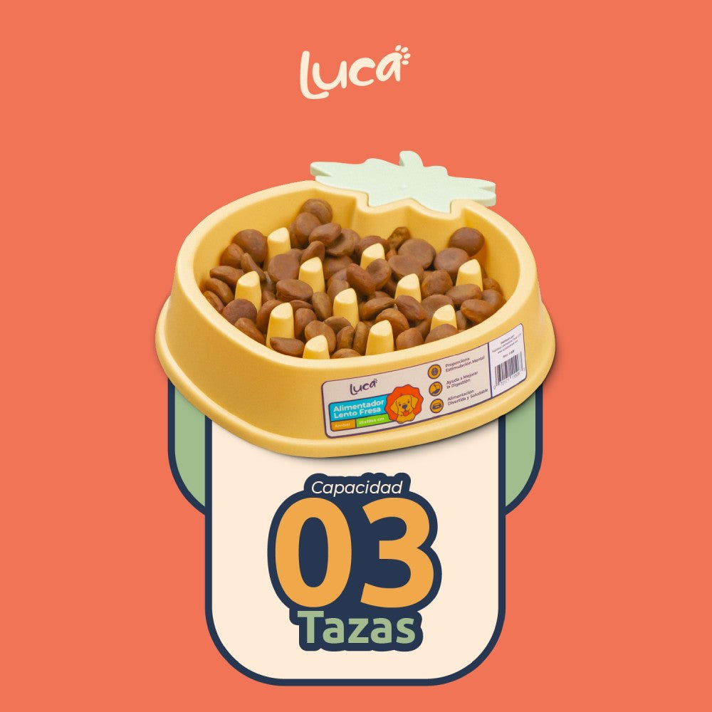 Luca – Comedero Lento Fresa