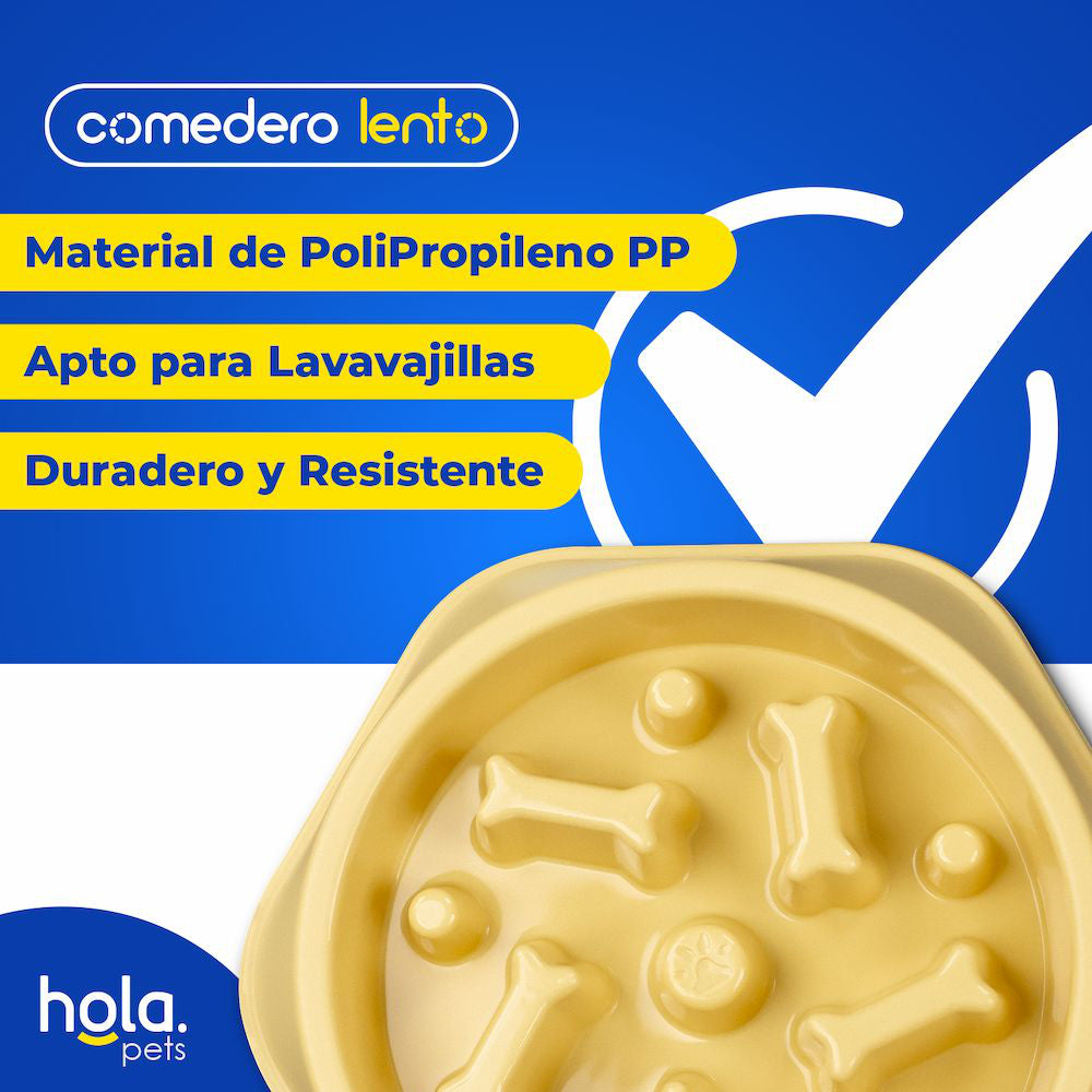 Hola Pets – Comedero Lento Huesitos