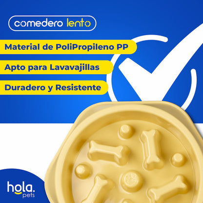 Hola Pets – Comedero Lento Huesitos
