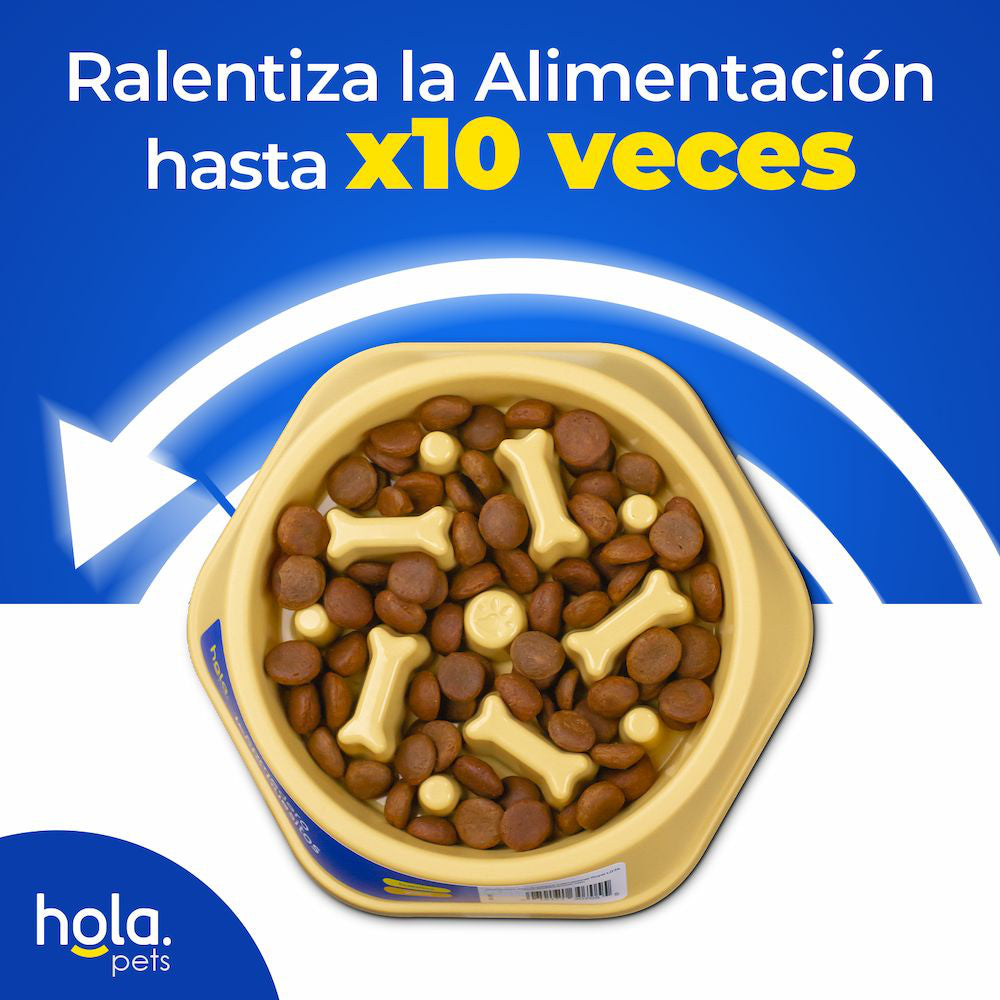 Hola Pets – Comedero Lento Huesitos