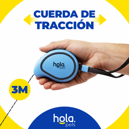 Hola Pets – Correa Retráctil 3 Metros