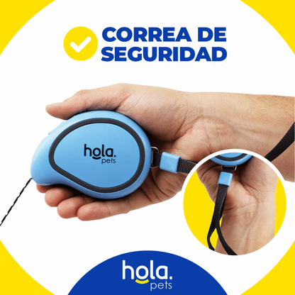 Hola Pets – Correa Retráctil 3 Metros