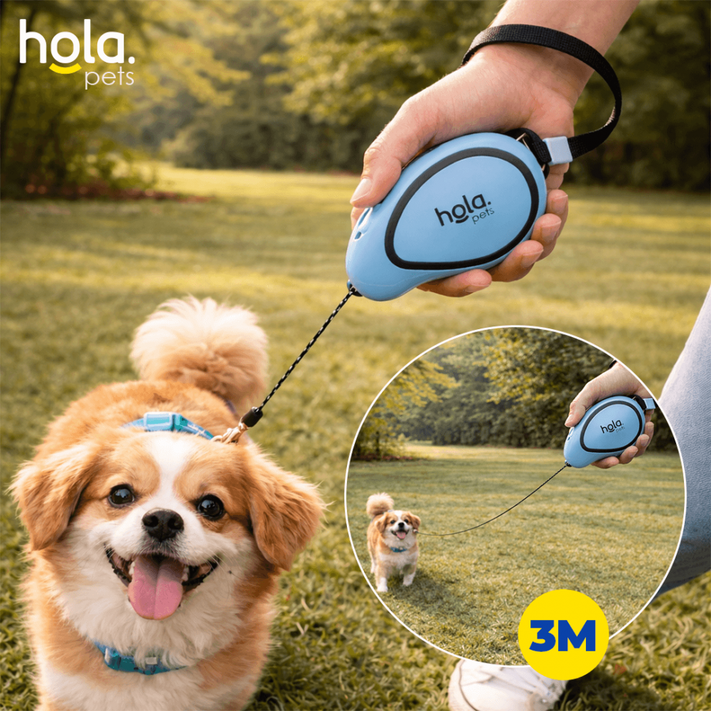 Hola Pets – Correa Retráctil 3 Metros