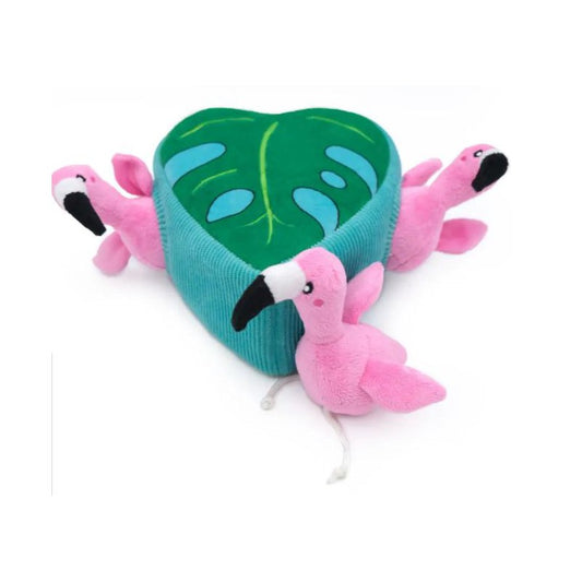 ZippyPaws – Burrow Flamencos en Monstera