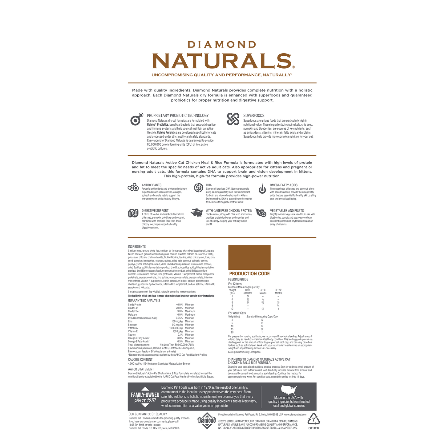 Diamond Naturals Active Cat