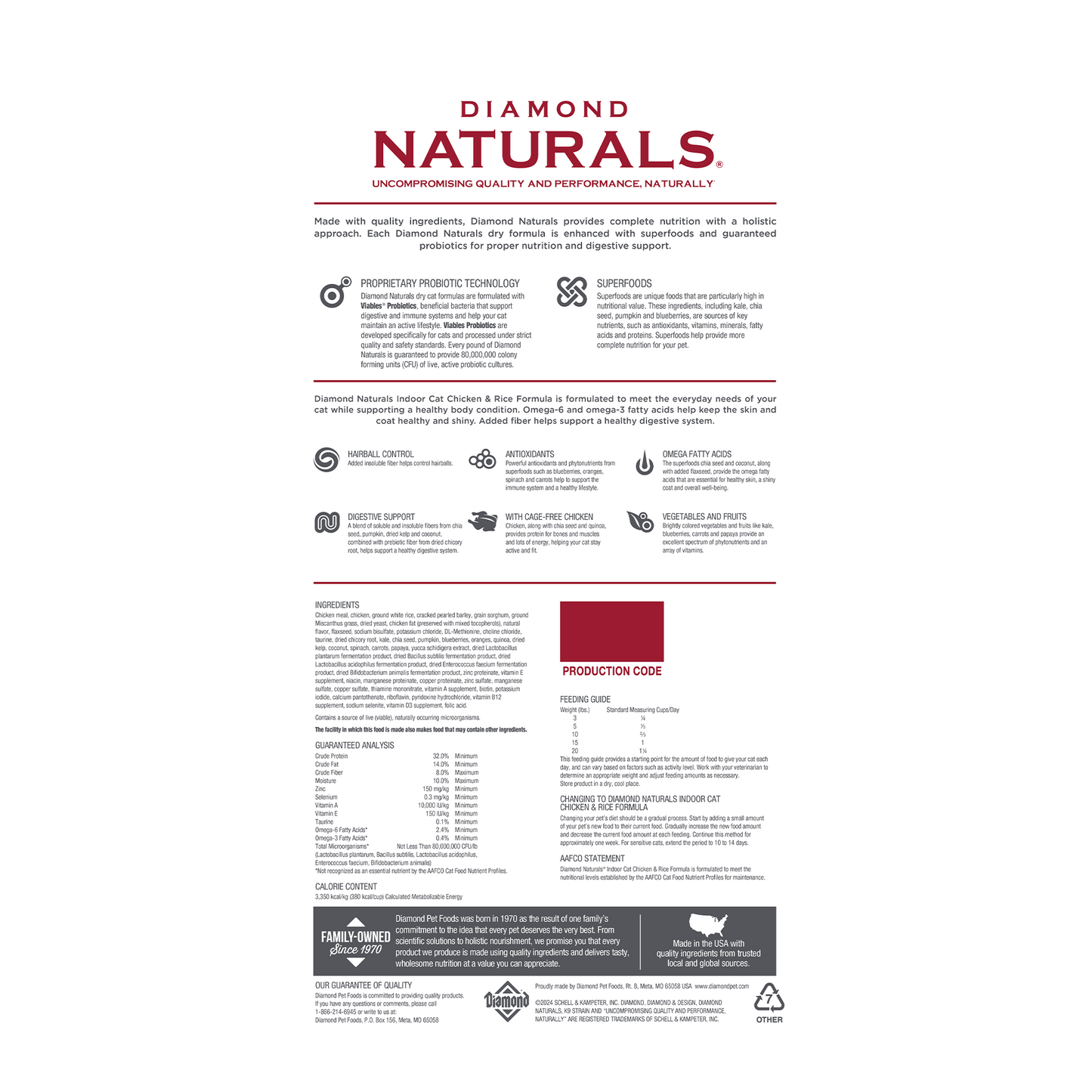 Diamond Naturals Gatos de Interior