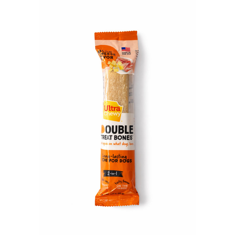 Ultra Chewy – Double Treat Bone Tocino y Queso