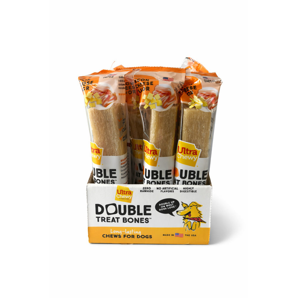 Ultra Chewy – Double Treat Bone Tocino y Queso