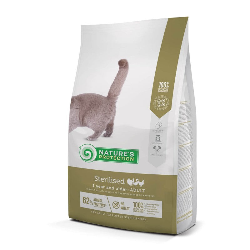 Nature's Protection – Gato Adulto Esterilizado Aves de Corral