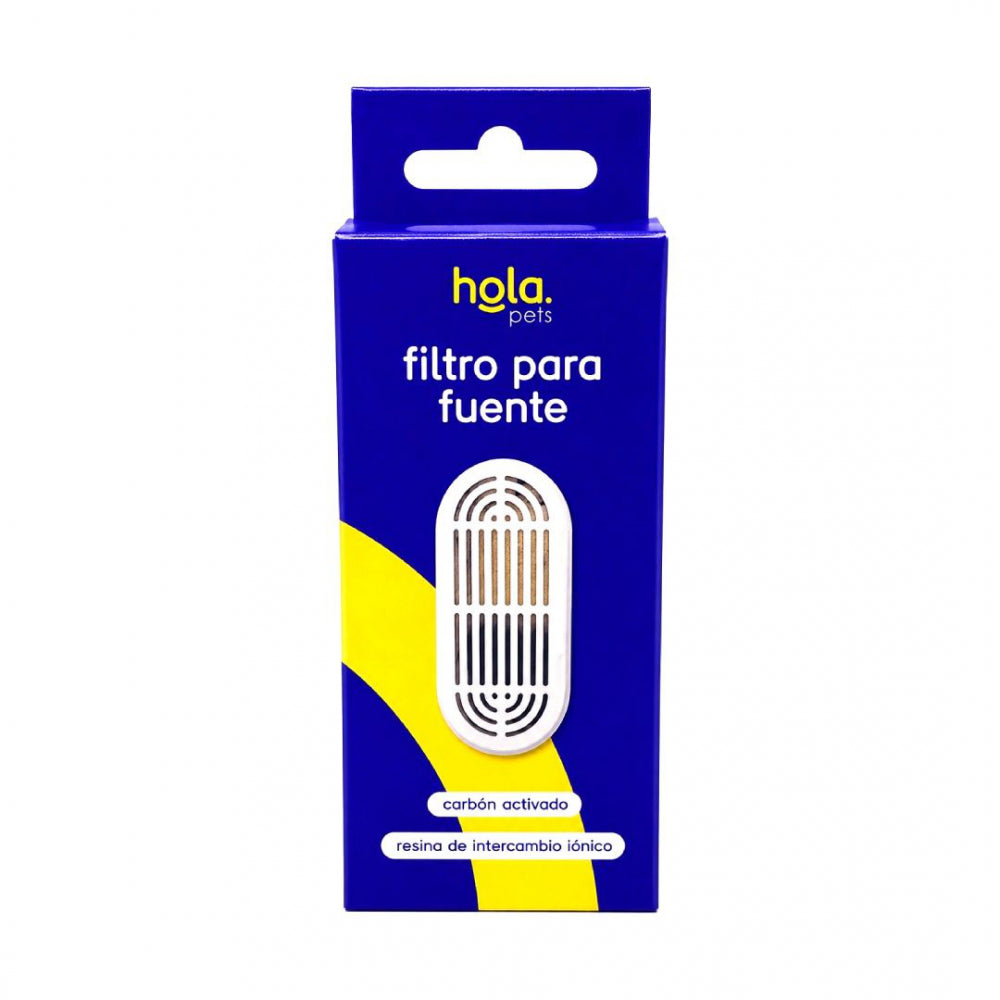 Hola Pets – Filtro Cápsula para Fuente de Agua de Acero Inoxidable