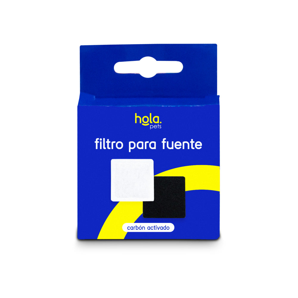 Hola Pets – Filtro para Fuente de Agua Cuadrada