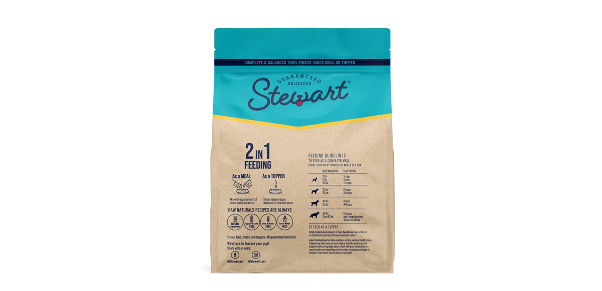 Stewart – Raw Naturals Chicken & Vegetables 226.8g