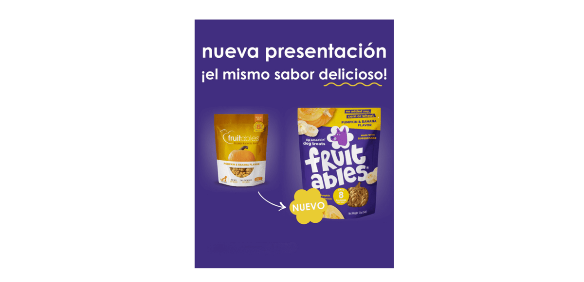 Fruitables – Premios para perros de Calabaza y Banano 198g